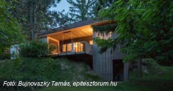 Az idei médiadíjas egy saját tervezésű piliscsabai ház