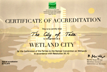 Tata elnyerte a Ramsari Város címet!